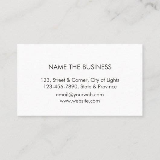 Bouwgereedschap Handyman Blauwgroen zwart draagvla Visitekaartje (Achterkant)