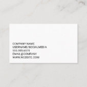 Bouwgereedschap | Hardware | Carpentry Visitekaartje (Achterkant)