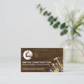 Bouwgereedschap | Hout en bouwlassen Visitekaartje (Staand voorkant)