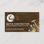 Bouwgereedschap | Hout en bouwlassen Visitekaartje (Voorkant)