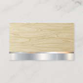 Bouwgereedschap | Hout | Metaal Visitekaartje (Achterkant)