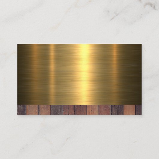 Bouwgereedschap | Hout Metaal Visitekaartje (Achterkant)