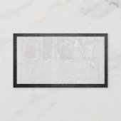 Bouwgereedschap | Leder en steen Visitekaartje (Achterkant)