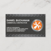 Bouwgereedschap | Plantstaal | Tools voor ontwerpe Visitekaartje (Voorkant)