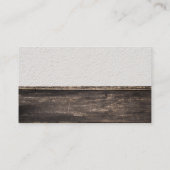 Bouwgereedschap Timmermanswerktuigen Visitekaartje (Achterkant)