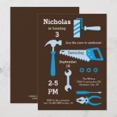 Bouwgereedschap Vervroegde dag Kaart (Voorkant / Achterkant)