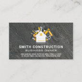 Bouwgereedschap | woningverbetering | Lei Grijs Visitekaartje (Voorkant)