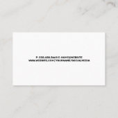 Bouwgereedschappen en -uitrusting | Attentie-tape Visitekaartje (Achterkant)