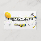 Bouwgereedschappen en -uitrusting | Attentie-tape Visitekaartje (Voorkant)