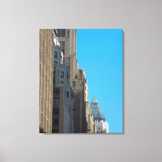 Bouwgevels Manhattan New York City USA Canvas Afdruk (Voorkant)