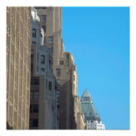 Bouwgevels Manhattan New York City USA Foto Afdruk