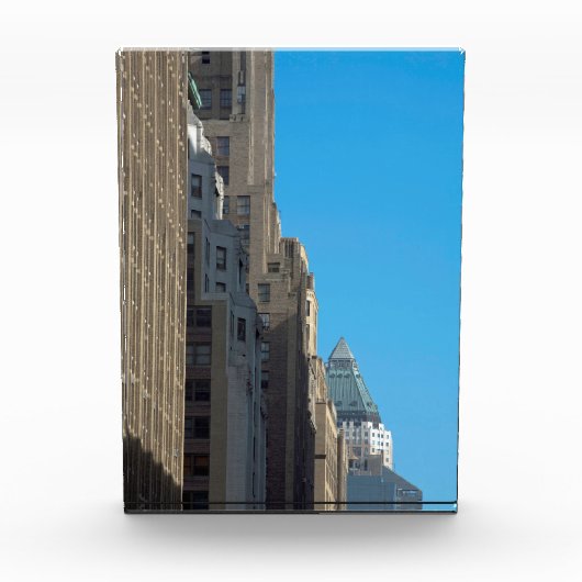 Bouwgevels Manhattan New York City USA Fotoblokken (Voorkant)