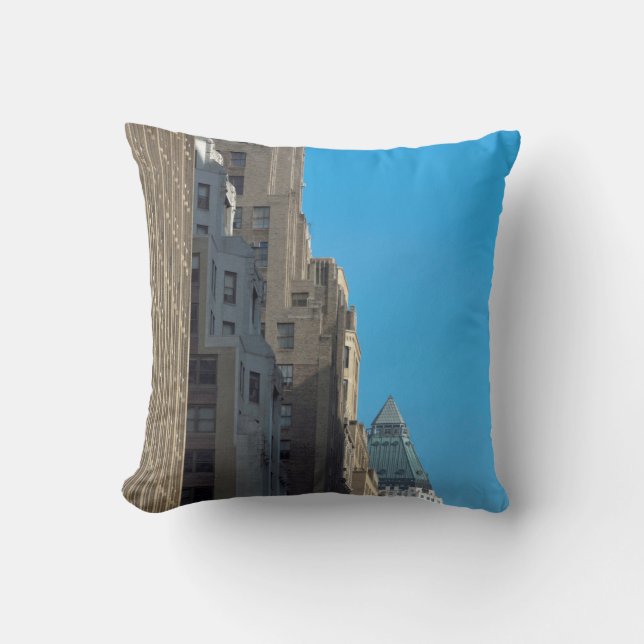 Bouwgevels Manhattan New York City USA Kussen (Voorkant)