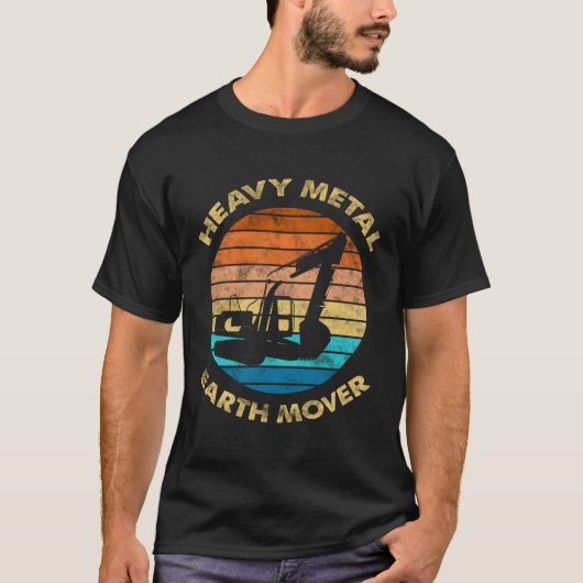 Bouwgraafmachine Bulldozer Vrachtwagenkraan T-shirt (Voorkant)