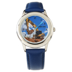 Bouwgraafmachine Kinder Horloge