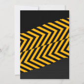 Bouwgraafmachine met Birthday Party Kaart (Achterkant)