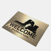 Bouwgraafmachine Plant Operator Gold Welkom Deurmat (Schuin)