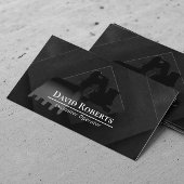 Bouwgraafmachine Plant operator Modern Zwart Visitekaartje