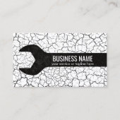 Bouwhandyman Reparatie Tool Grunge Visitekaartje (Voorkant)