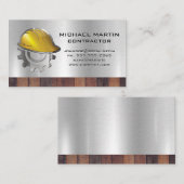 bouwhardhat visitekaartje (Voorkant / Achterkant)