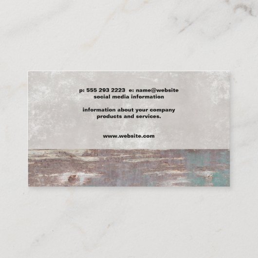 Bouwhelm en Hamers | Bouwconstructie Visitekaartje (Achterkant)