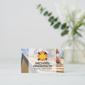 bouwhelm | Hamersleutel | aannemer Visitekaartje (Staand voorkant)