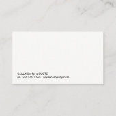 bouwhelm | Hamersleutel | aannemer Visitekaartje (Achterkant)