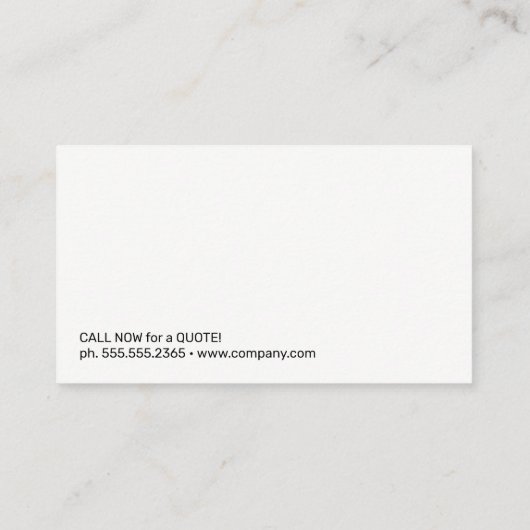 bouwhelm | Hamersleutel | aannemer Visitekaartje (Achterkant)