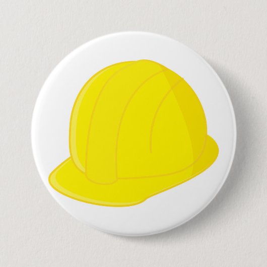 Bouwhelm Ronde Button 7,6 Cm (Voorkant)