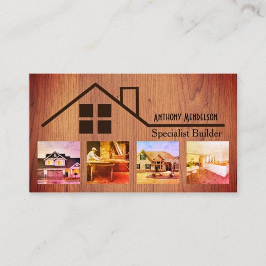 Bouwhervormingen makelaar visitekaartje (Voorkant)