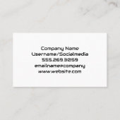 Bouwhuisreparatie | Blauwe Prints Visitekaartje (Achterkant)