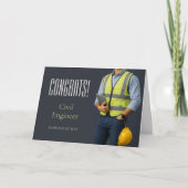Bouwingenieur Congrats Kaart (Voorkant)
