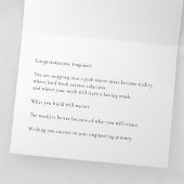 Bouwingenieur Congrats Kaart