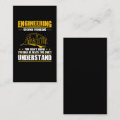 Bouwingenieur voor civiele techniek Architect Visitekaartje (Voorkant / Achterkant)