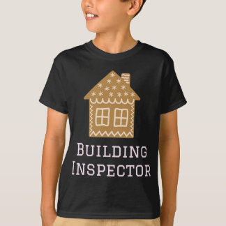 Bouwinspecteur Fun Gingerbread House Decoratie T-shirt