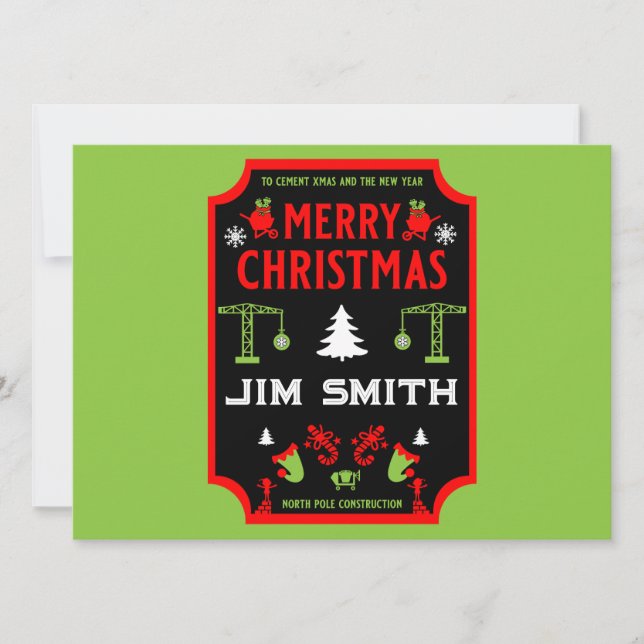 Bouwjaar kerst (Voorkant)