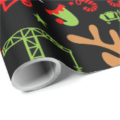 Bouwjaar kerst cadeaupapier (Rol Hoek)