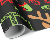 Bouwjaar kerst cadeaupapier (Rol Hoek)