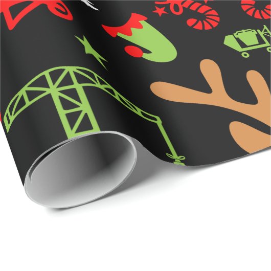 Bouwjaar kerst cadeaupapier (Rol Hoek)