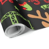 Bouwjaar kerst cadeaupapier (Rol Hoek)
