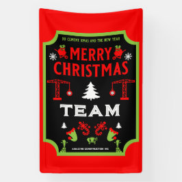 Bouwjaar kerst spandoek