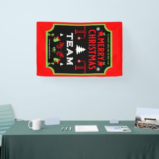 Bouwjaar kerst spandoek (Beurs)