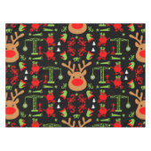 Bouwjaar kerst tafelkleed (Voorkant (Horizontaal))
