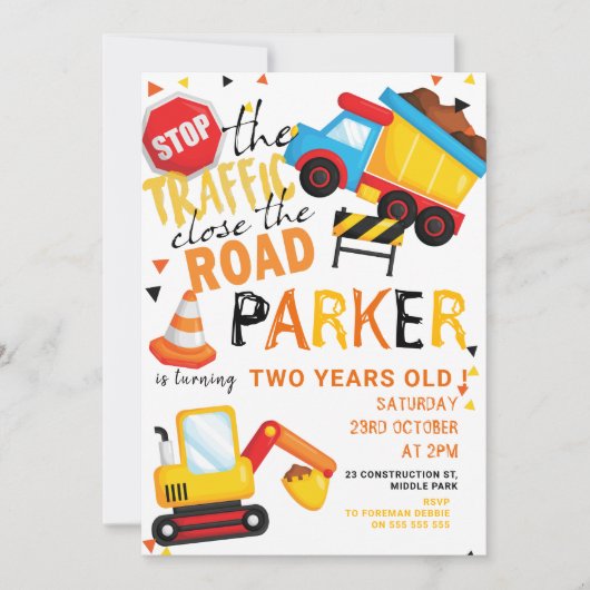 Bouwjaar Schattige Kaart (Voorkant)