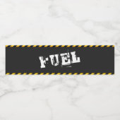 Bouwjaar Verjaardag brandstof Waterfles Etiket (Enkel label)