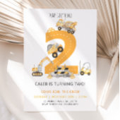 Bouwjaar Verjaardag Uitnodiging 2e verjaardag