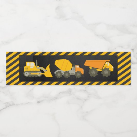 Bouwjaar Verjaardag Waterfles Etiketten (Enkel label)