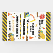 Bouwjaar Verjaardagsfeest Welkom Spandoek (Horizontaal)