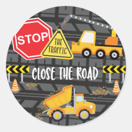 Bouwjaar Verjaardagsfeestgunst Ronde Sticker