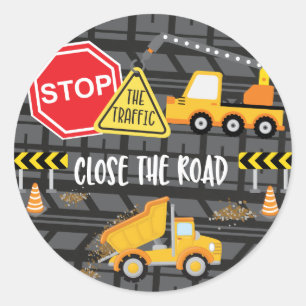 Bouwjaar Verjaardagsfeestgunst Ronde Sticker